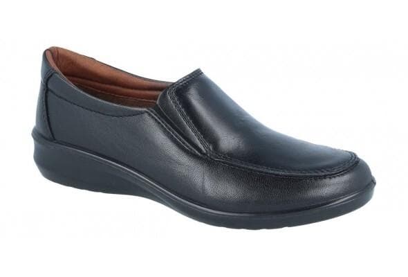 Zapato confort lady 0302 piel sin cordones antideslizante