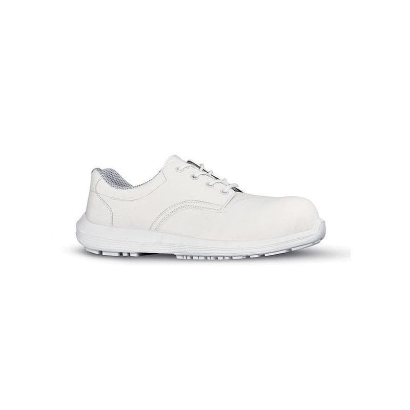Zapato blanco S2 cordones